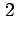 $ \phantom{,}\!2$